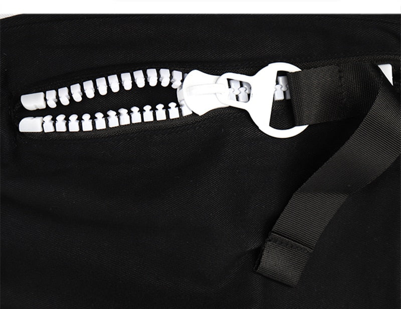 Detachable Multi-Pocket Cargo Hip Hop Streetwear Joggers Pants-3